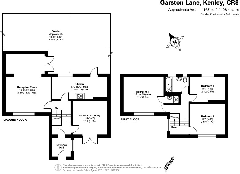 Garston Lane, Kenley, Surrey, CR8 floorplan
