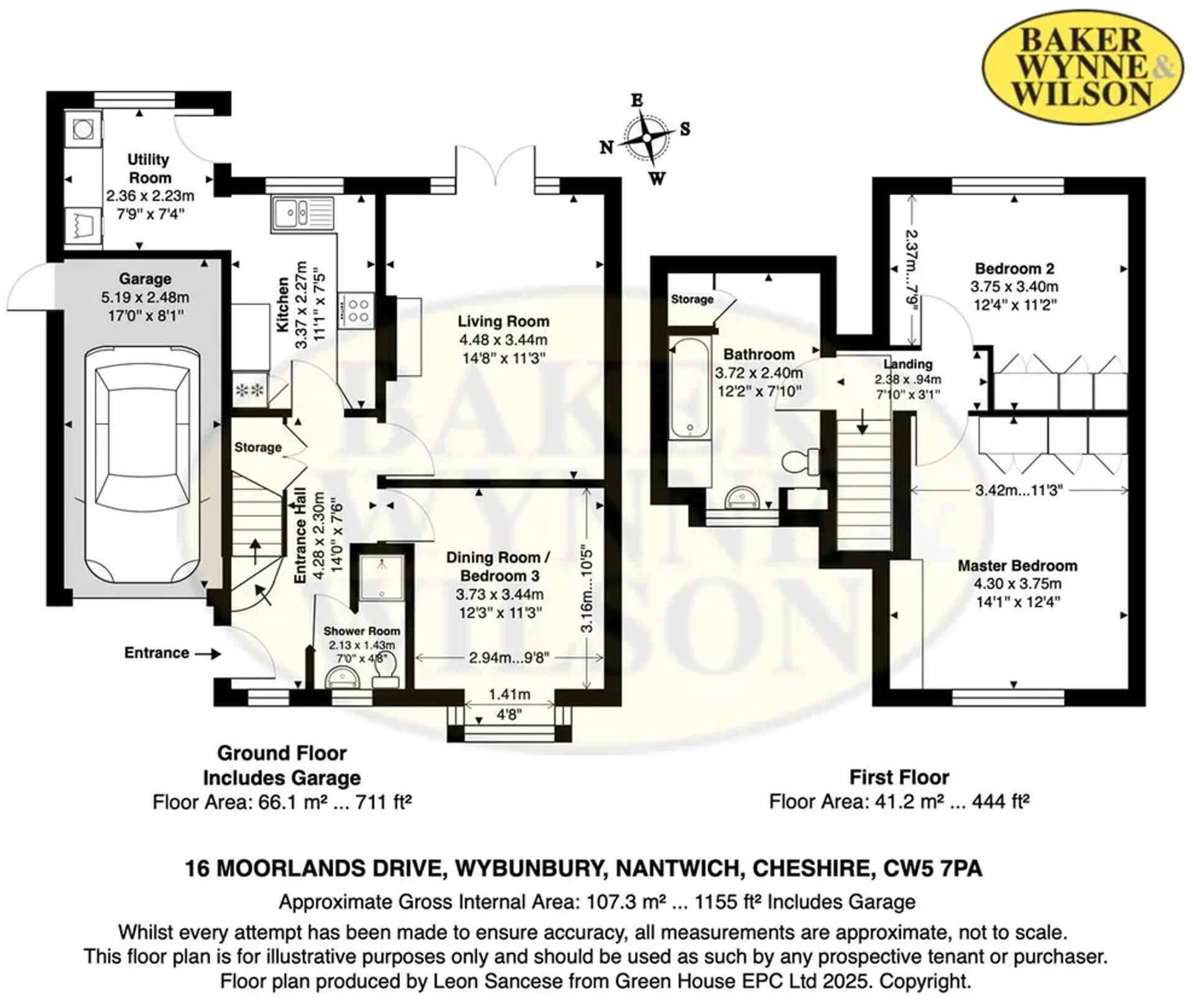 Moorlands Drive, Wybunbury, CW5 floorplan