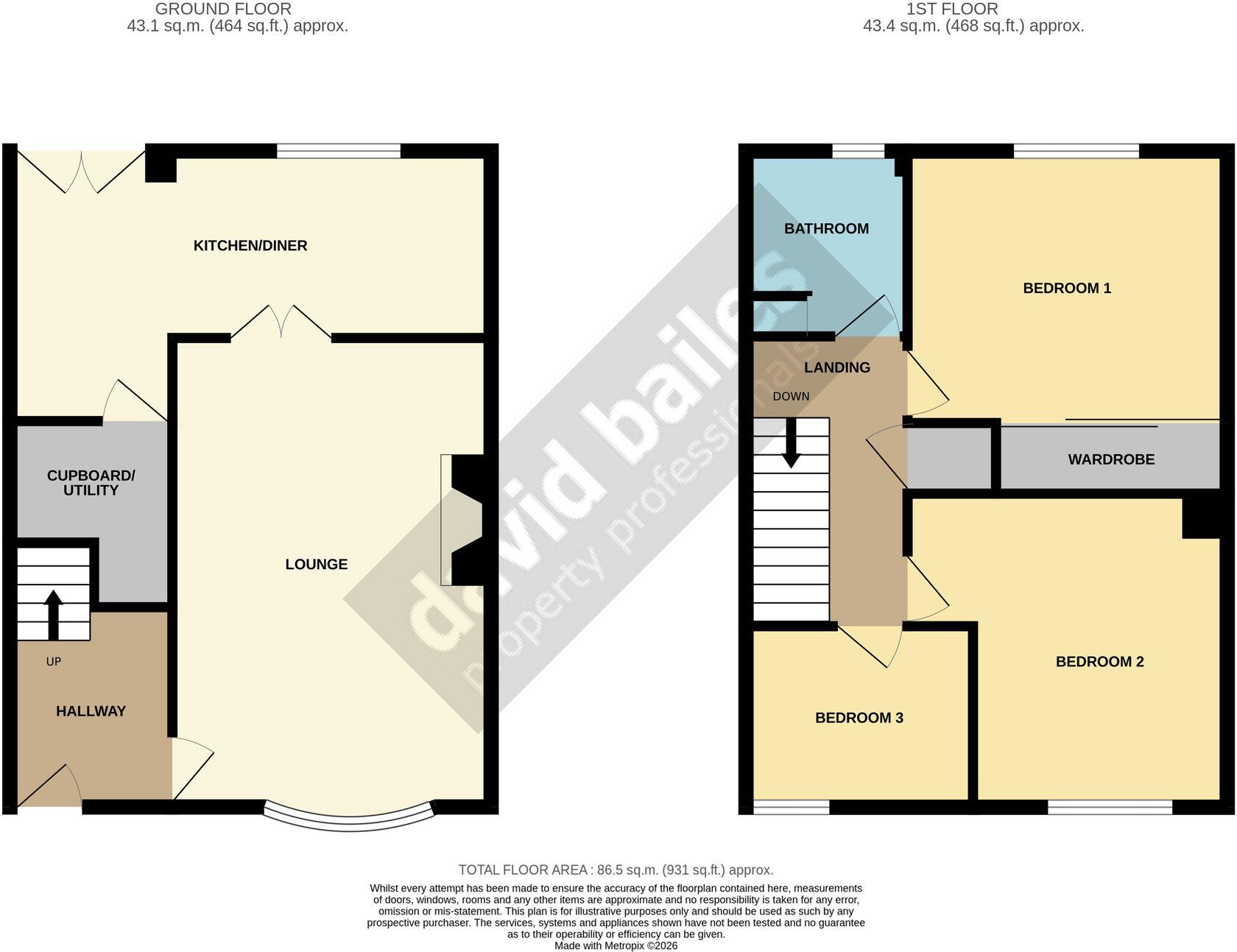 Burns Close, Stanley, DH9 floorplan