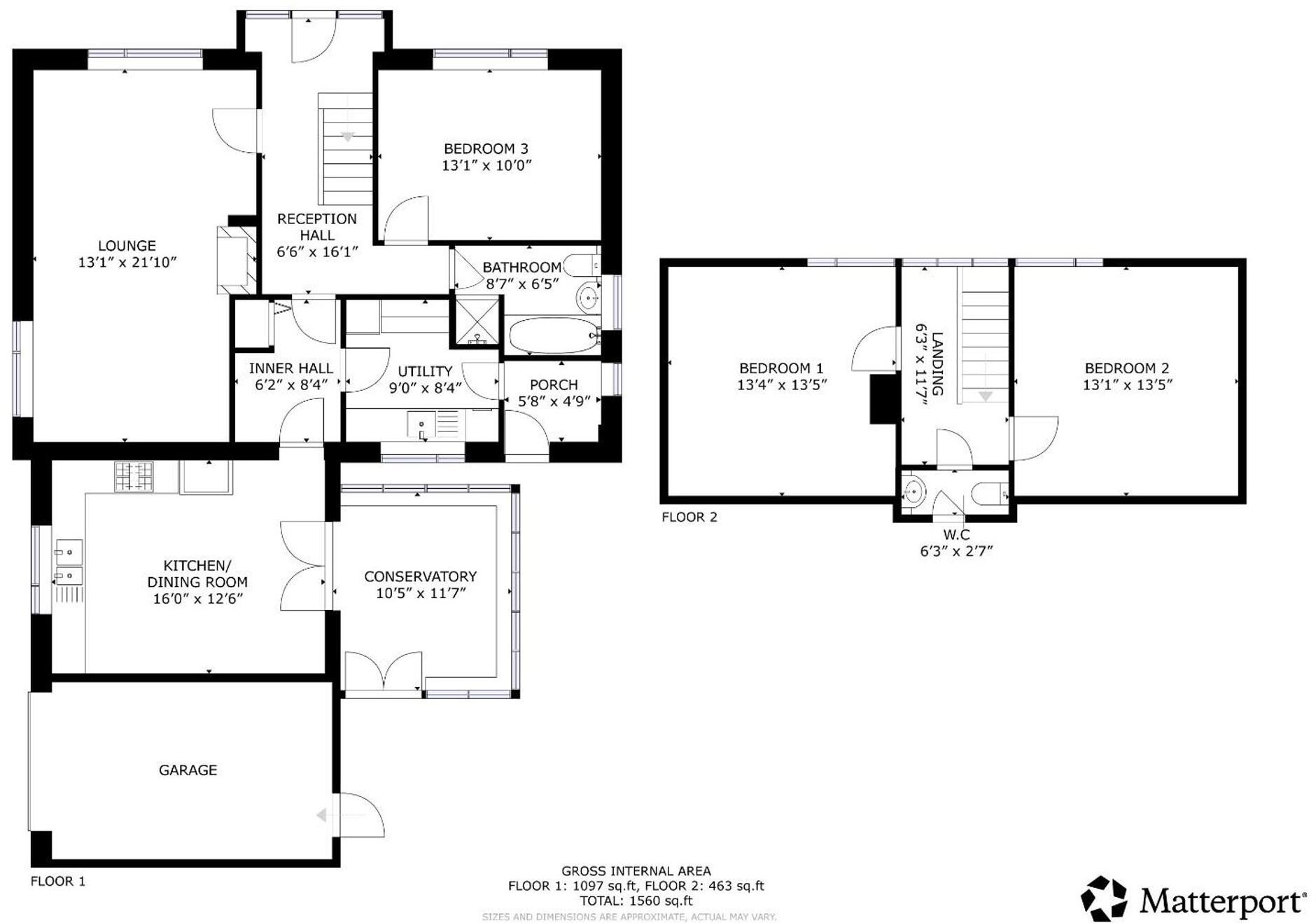 Ffordd Gwynach, Ruthin, LL15 floorplan