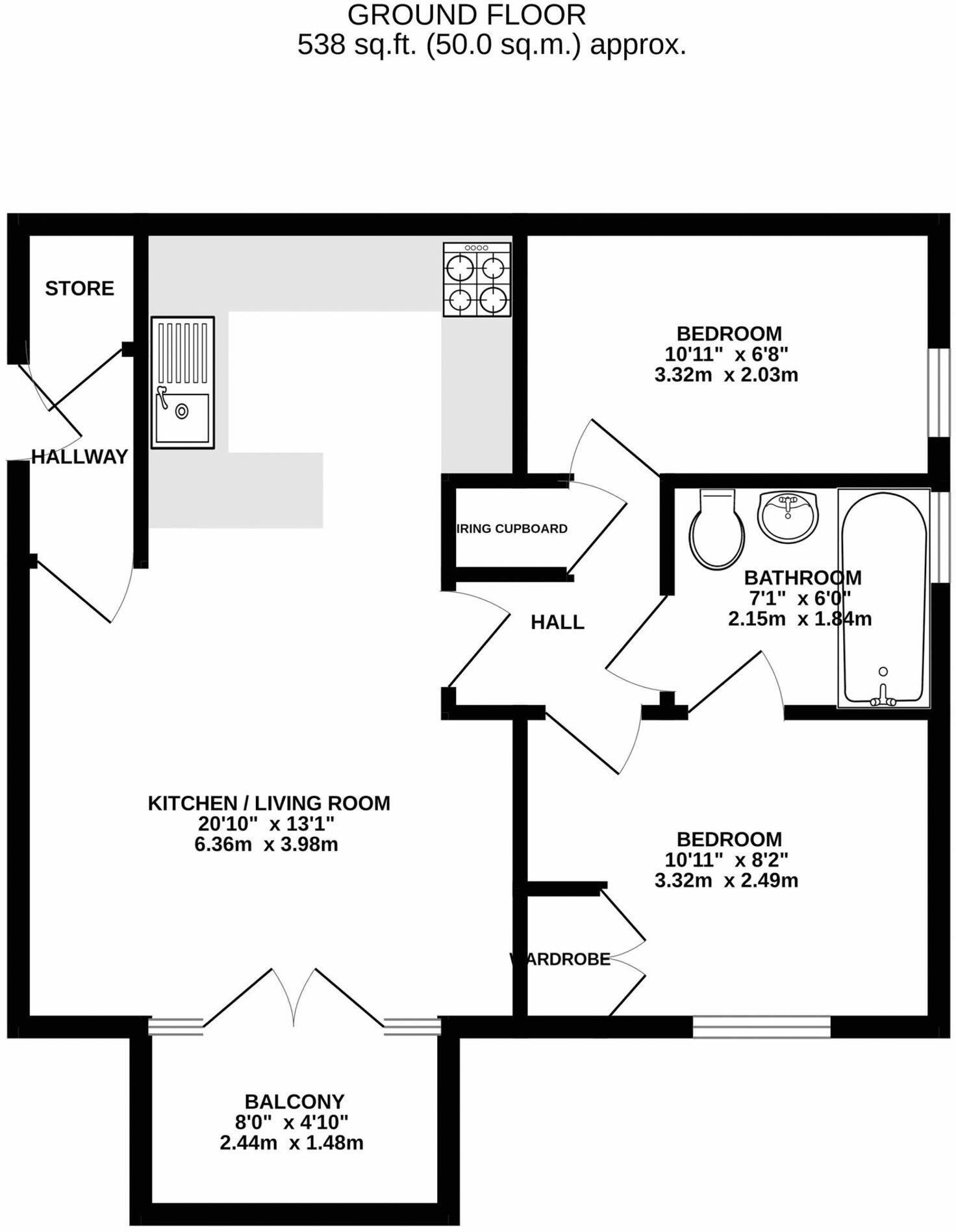 Candleby Lane, Cotgrave, NG12 floorplan