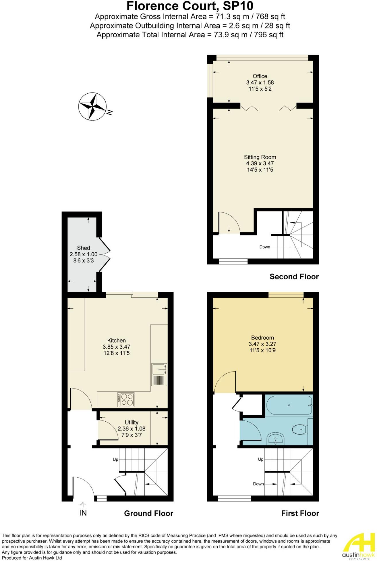 Florence Court, Andover, SP10 5HZ floorplan