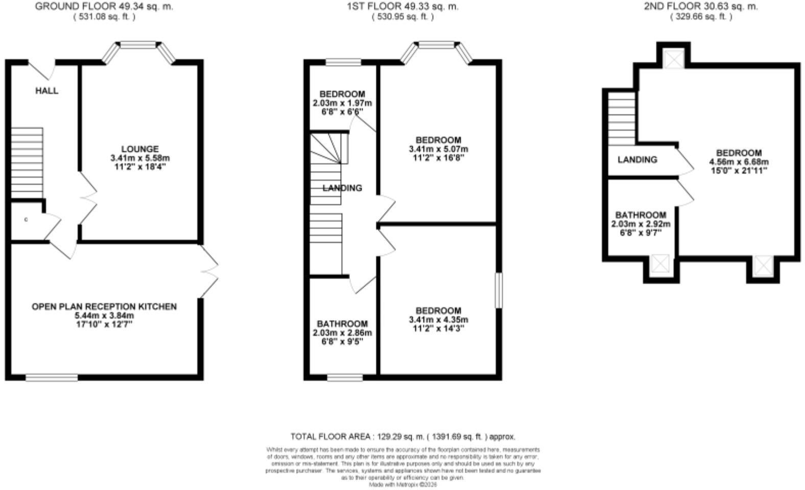 Holy Close, Southport floorplan