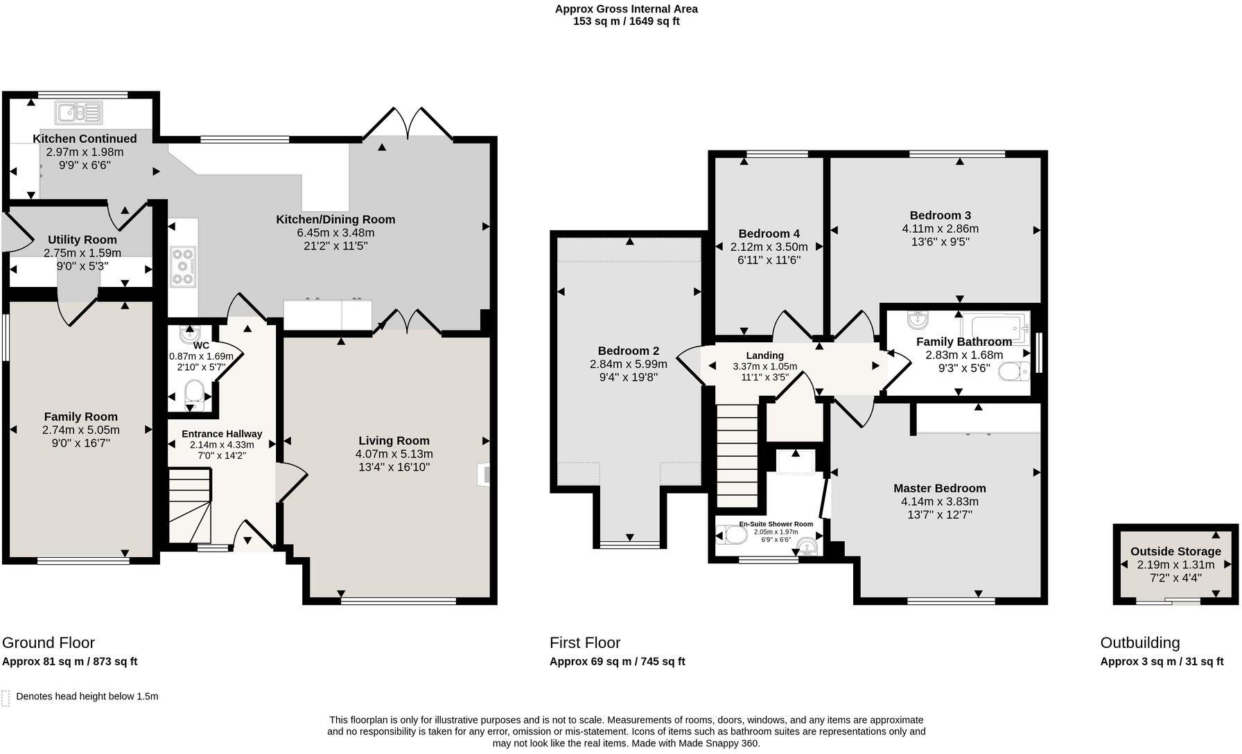 Ugg Mere Court Road, Ramsey, PE26 floorplan