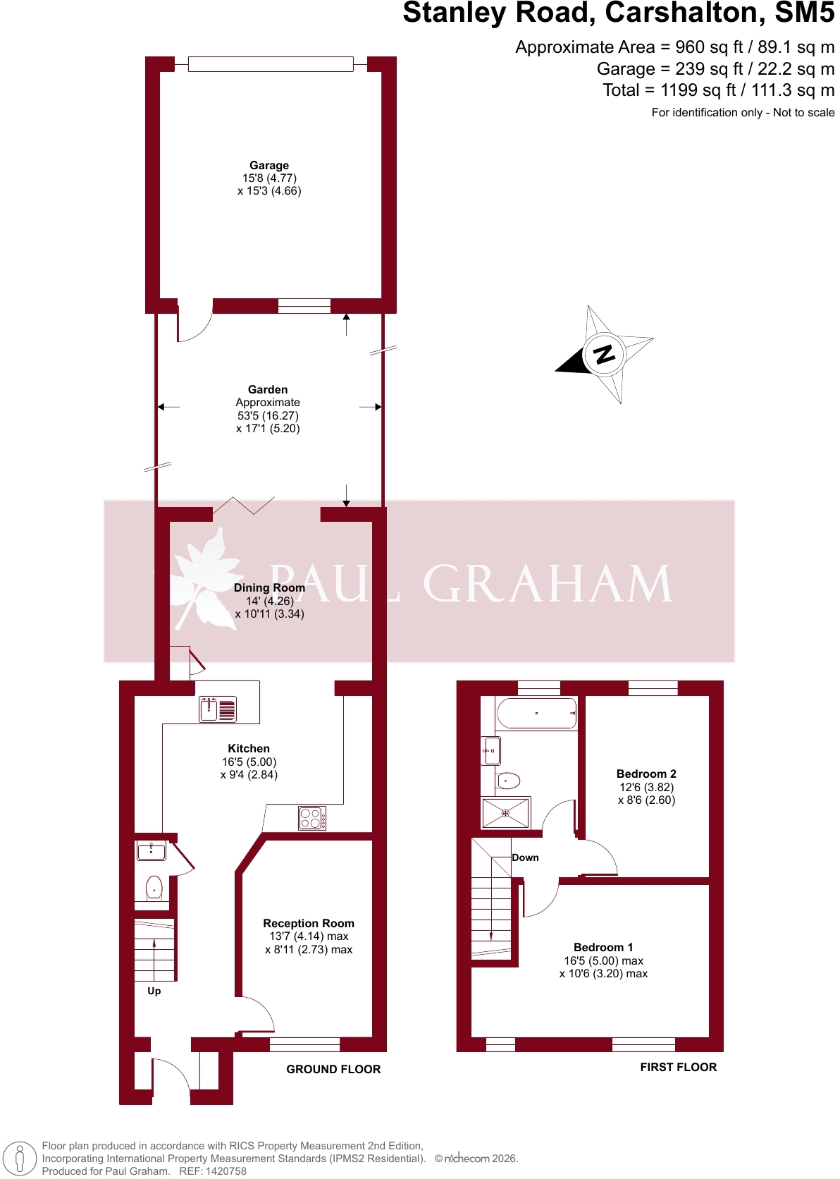 Stanley Road, Carshalton floorplan