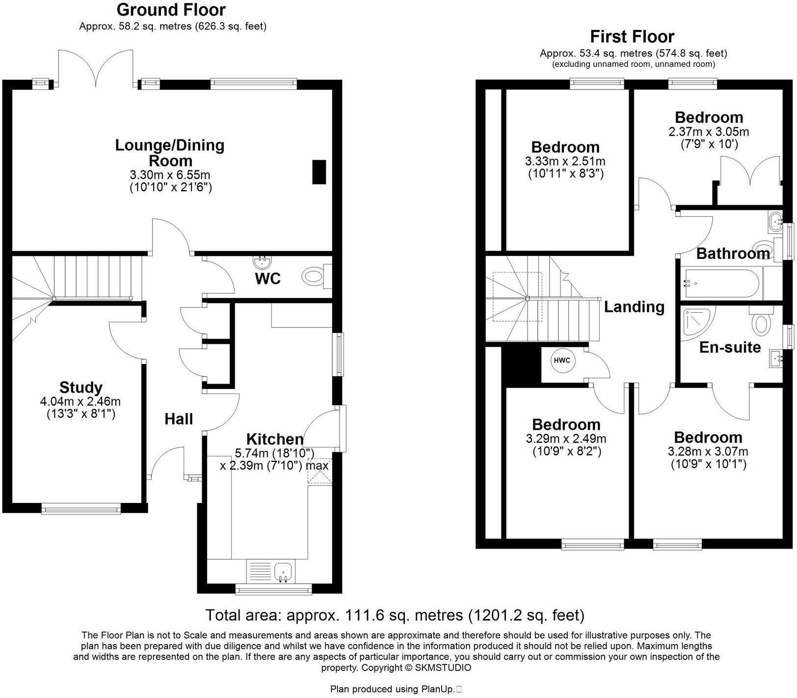 Five Oaks, Caddington, LU1 floorplan