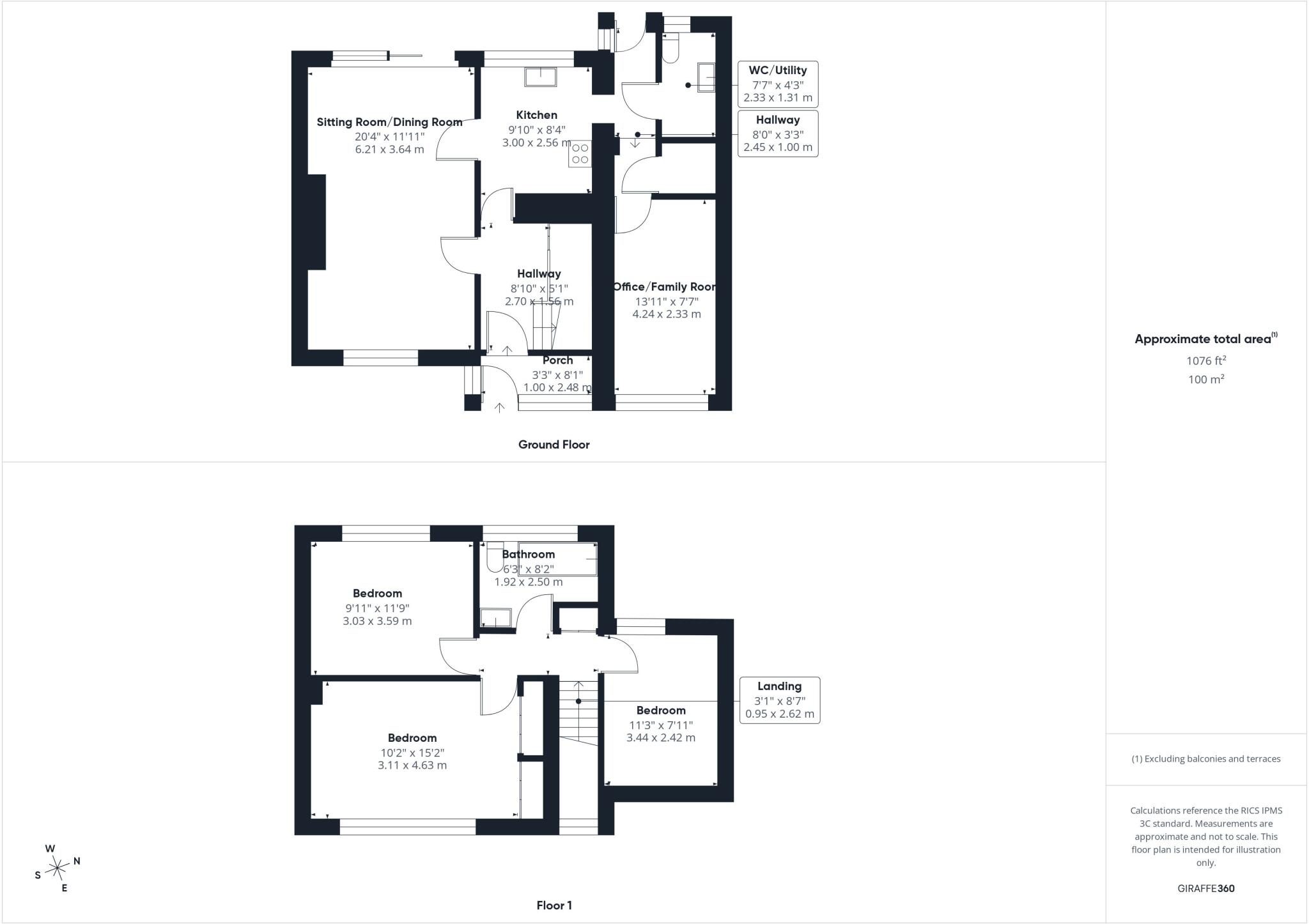 Danford Close, Oundle, Northamptonshire, PE8 floorplan