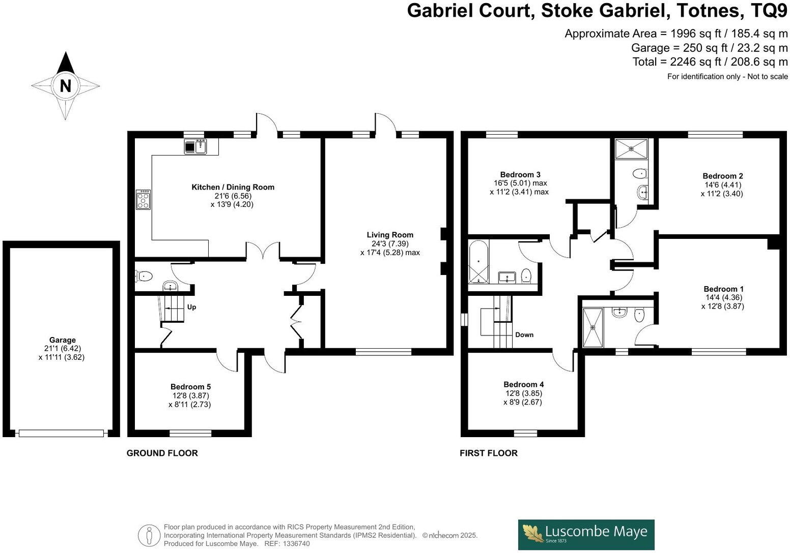 Gabriel Court, Stoke Gabriel, floorplan