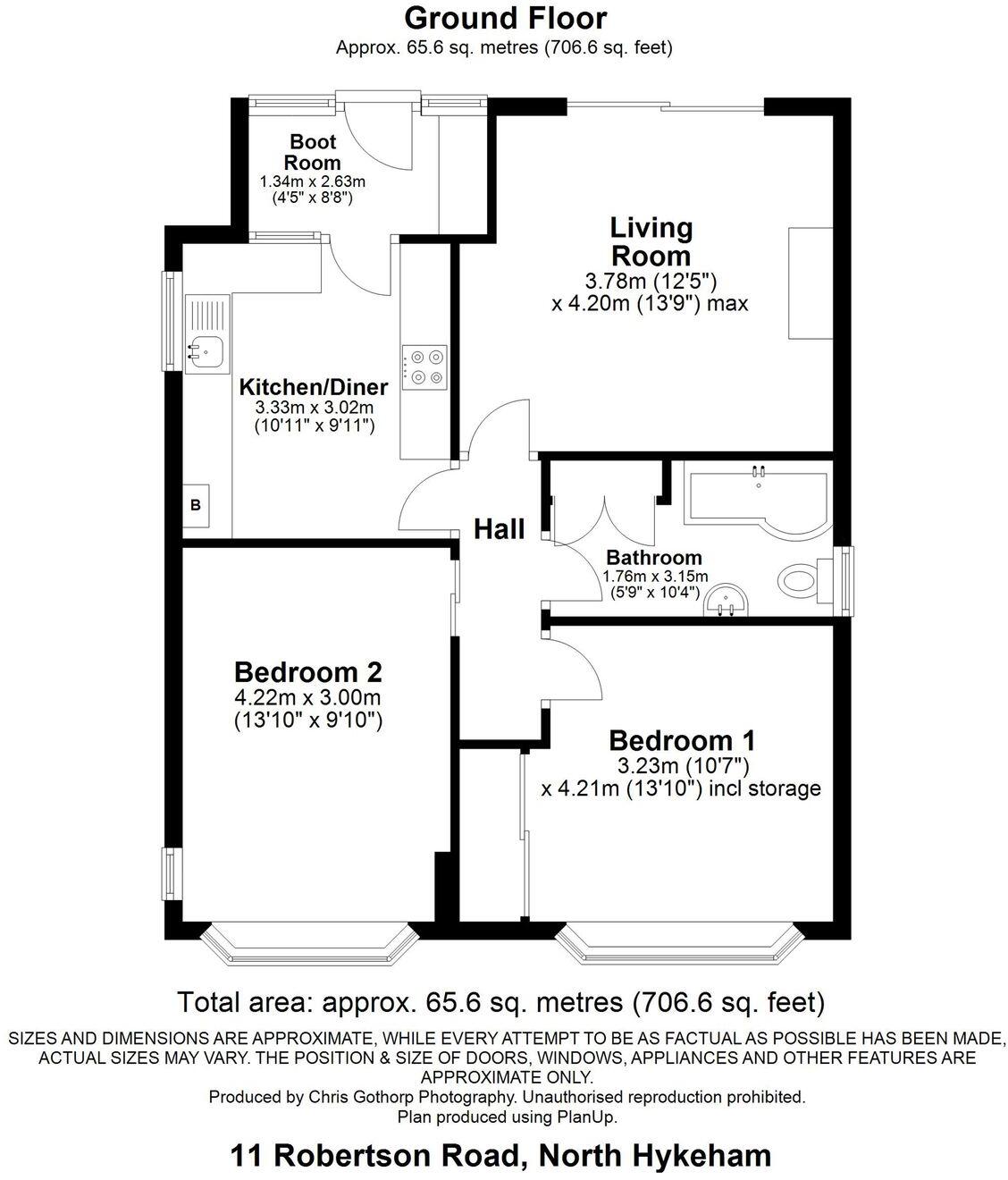 Robertson Road, North Hykeham, LN6 floorplan