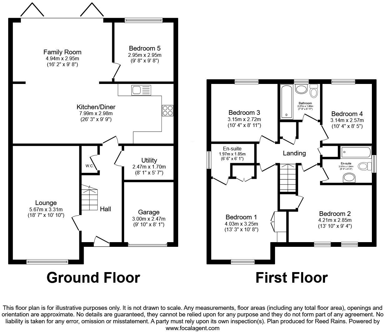 Hawthorn Drive, Glossop, Derbyshire, SK13 floorplan