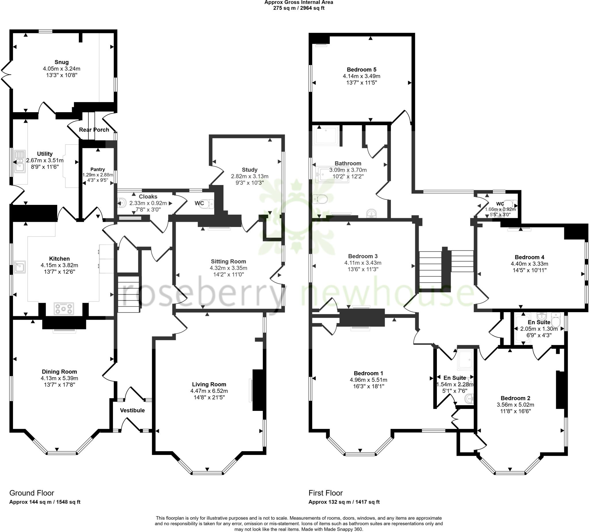 Cross Lane, Great Ayton, North Yorkshire floorplan