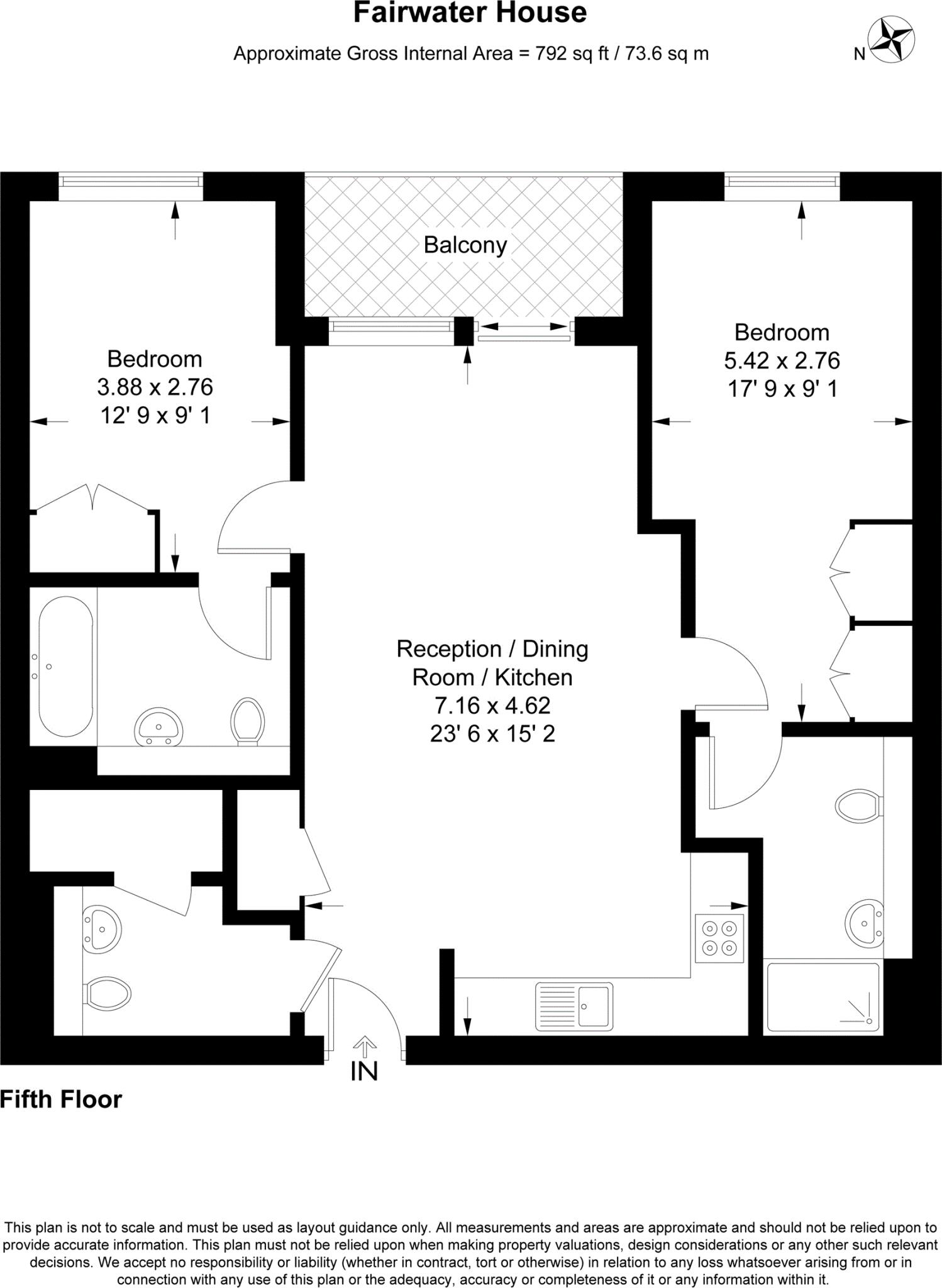 Fairwater House,  Lockgate Road, London floorplan