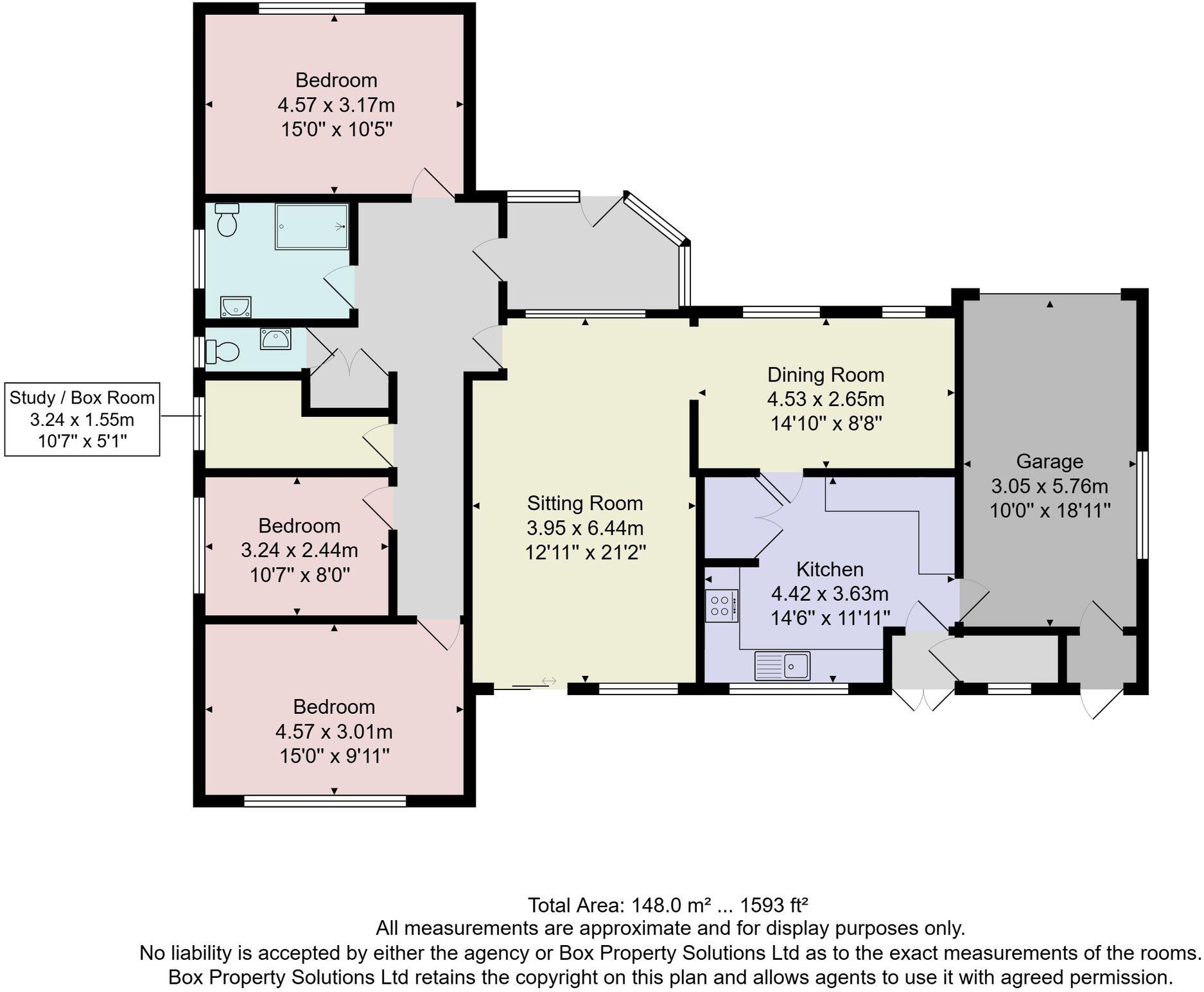Darley, Harrogate, HG3 floorplan