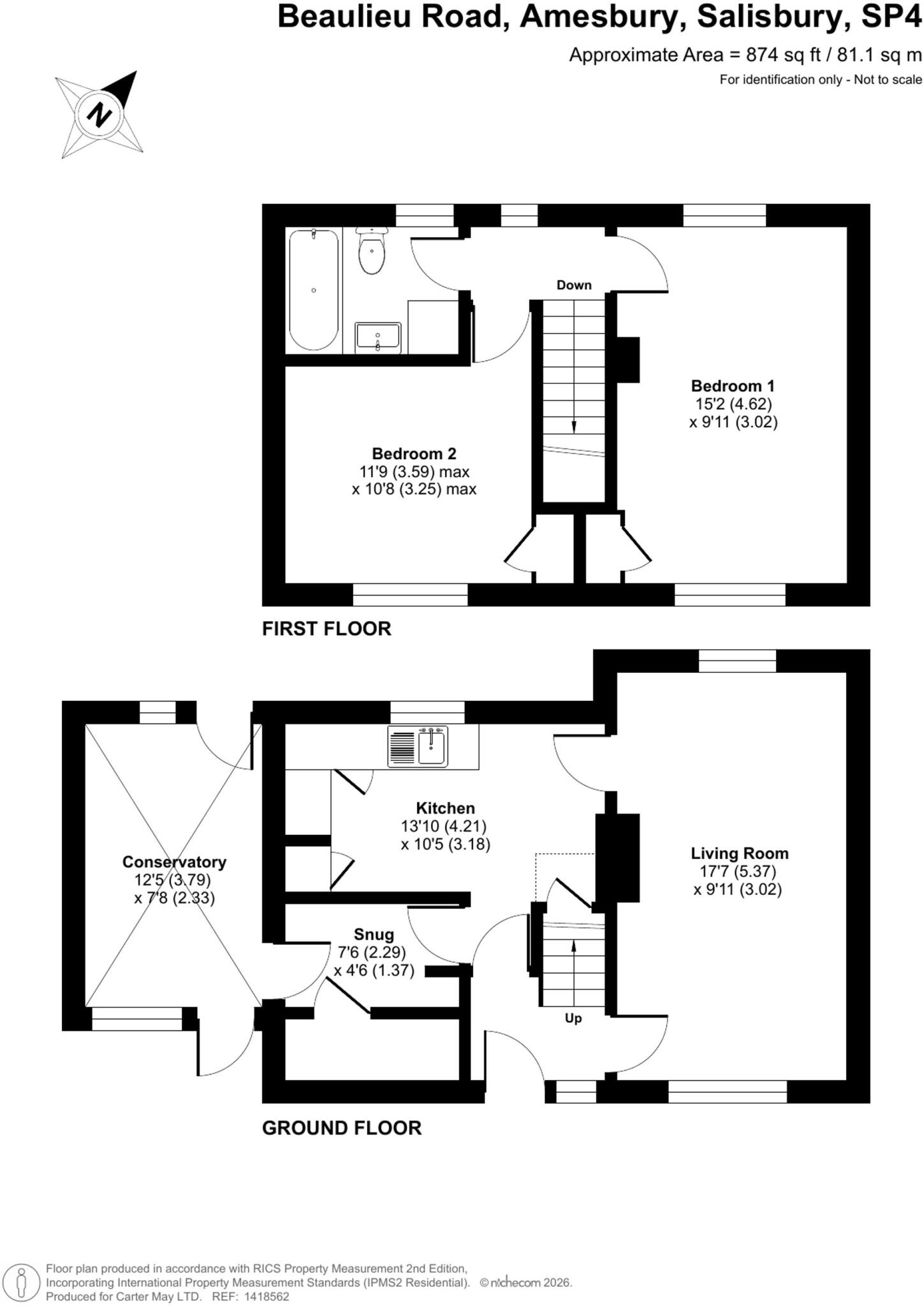 Beaulieu Road, Amesbury, SP4 floorplan