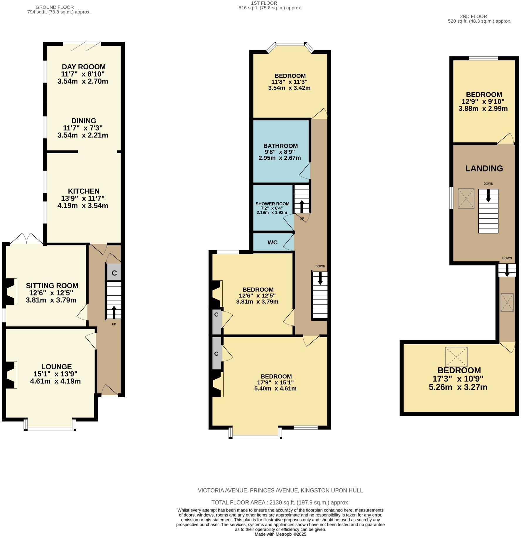Victoria Avenue, Princes Avenue,Hull, HU5 3DY floorplan