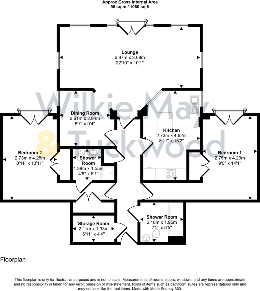 Trinity Way, Minehead floorplan