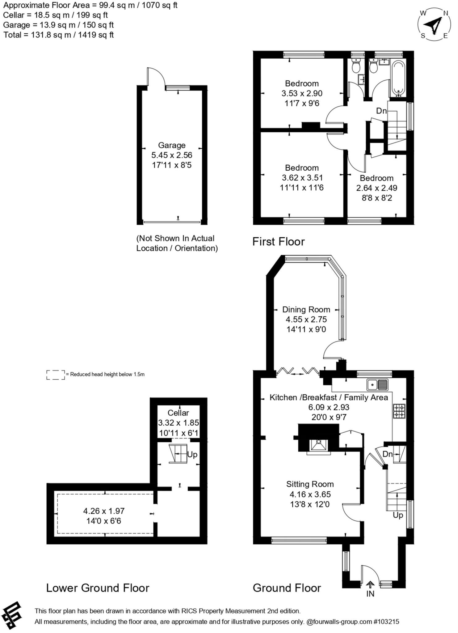 Kiln Lane, Lower Bourne, GU10 floorplan