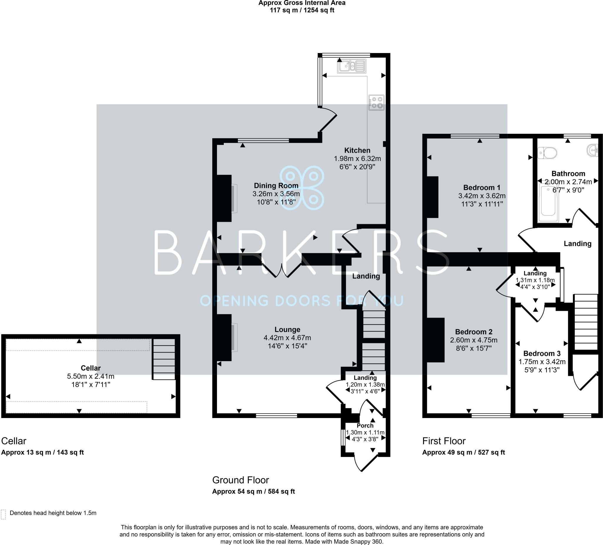 Peep Green Road, Hartshead floorplan