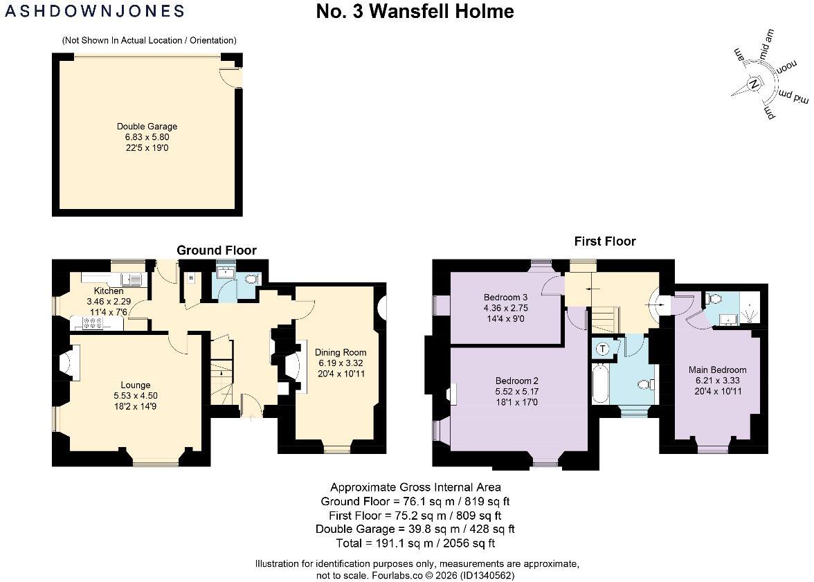 No.3 Wansfell Holme, Windermere, Cumbria, LA23 1LS floorplan
