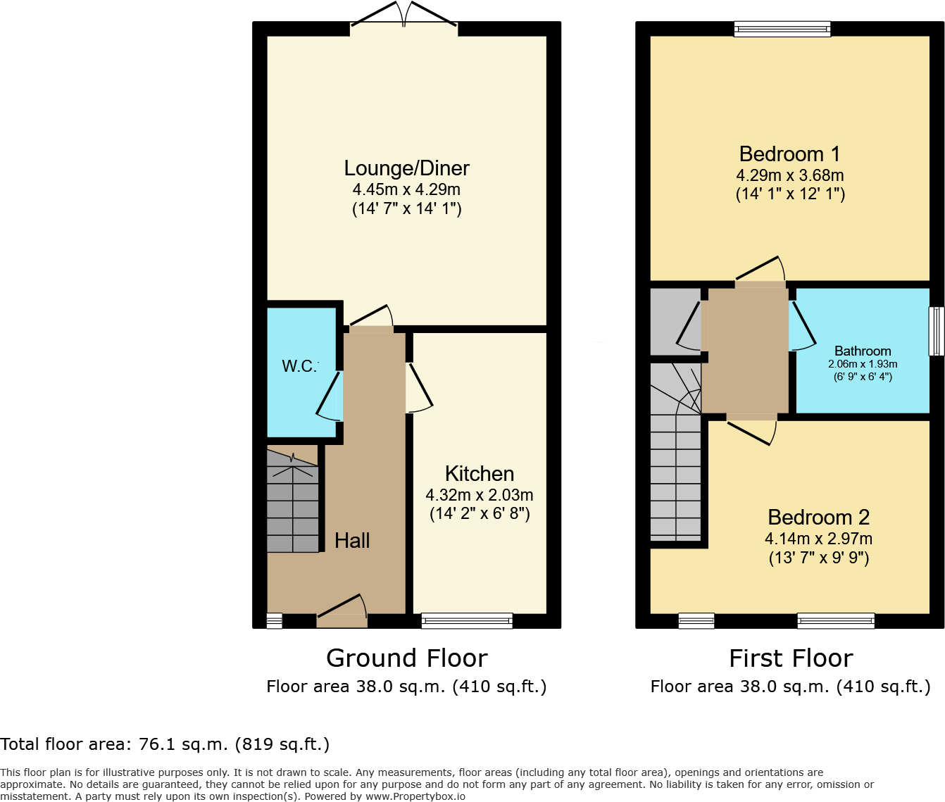 Waterfall Close, Barlestone, Nuneaton, Warwickshire floorplan