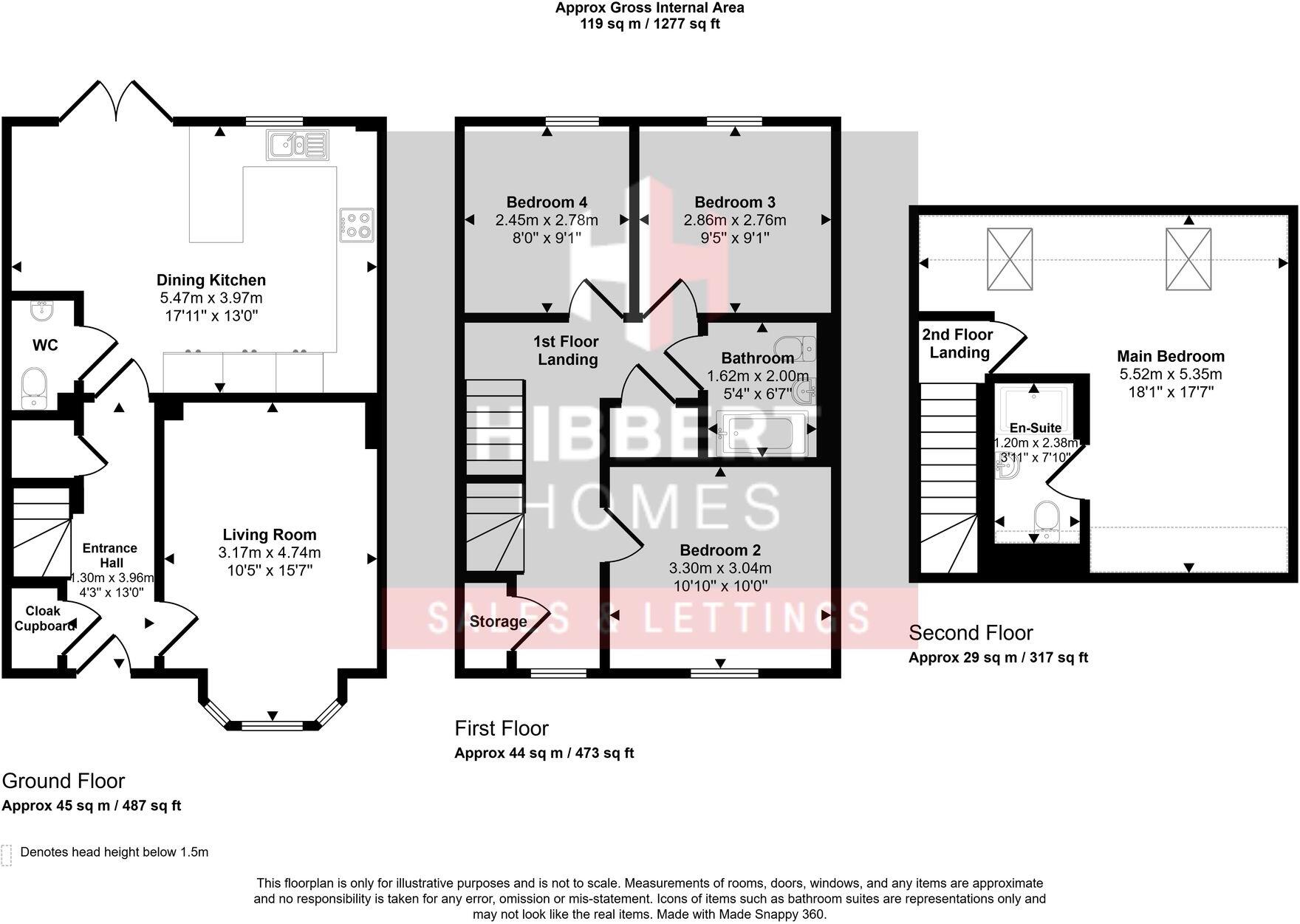 Williams Row, Chapel Road, Sale floorplan