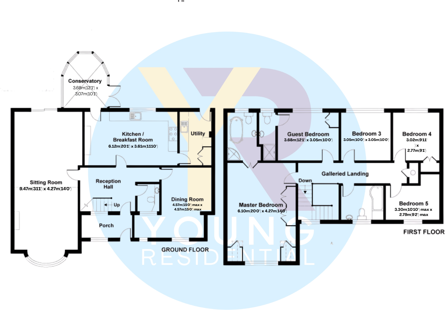 Orchard House, Mill Road, Buckden, St. Neots, Cambridgeshire floorplan
