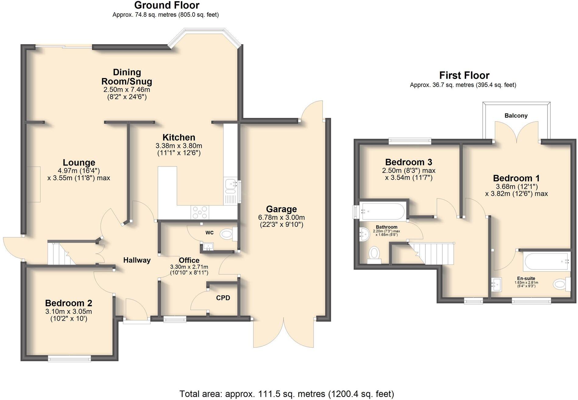 Moorlawn Avenue, Holymoorside, S42 floorplan