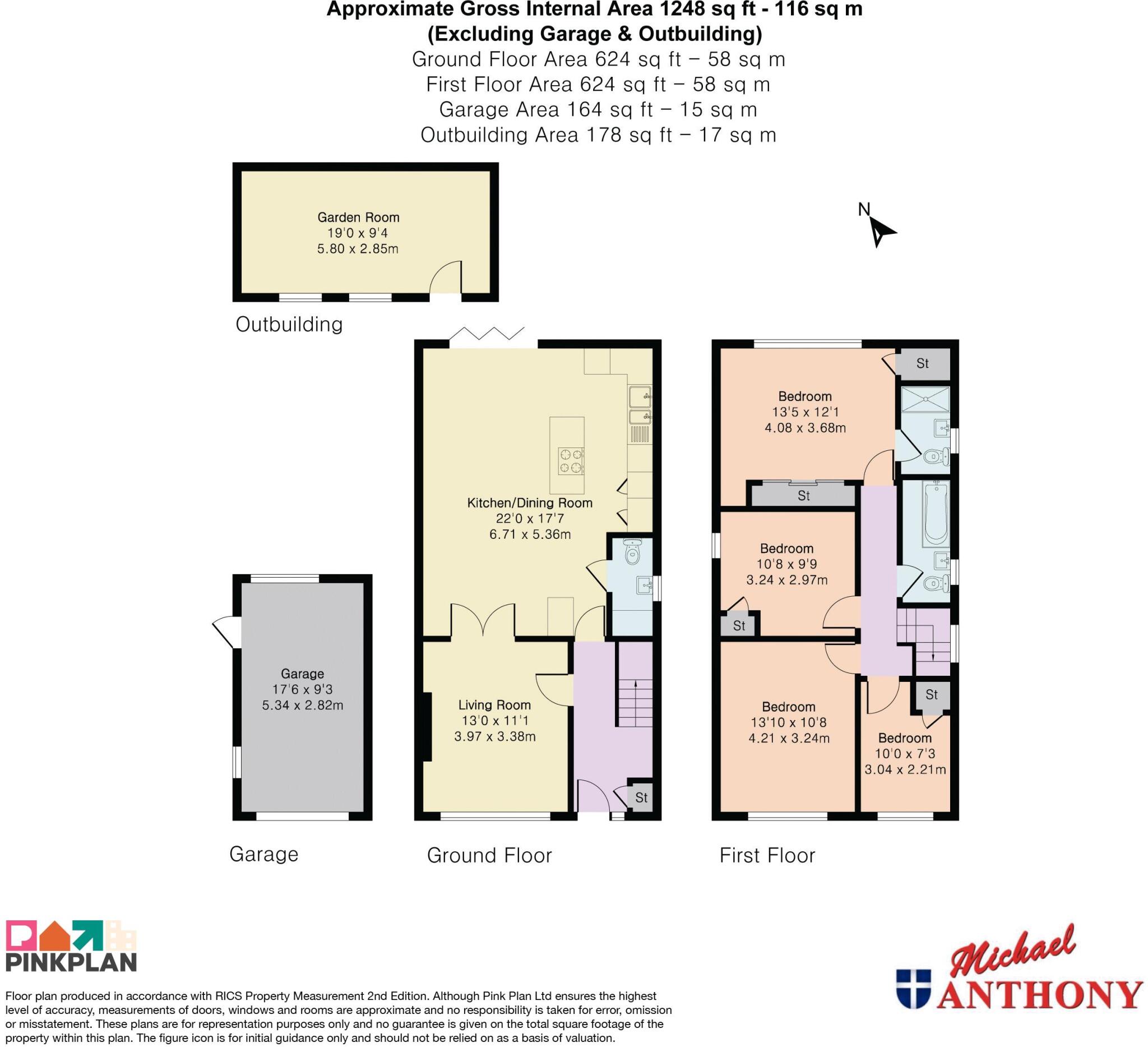 Rickley Lane, Bletchley, Milton Keynes floorplan