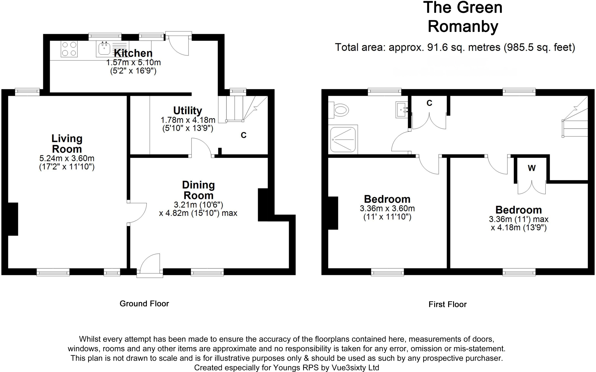 The Green, Romanby, Northallerton, DL7 floorplan