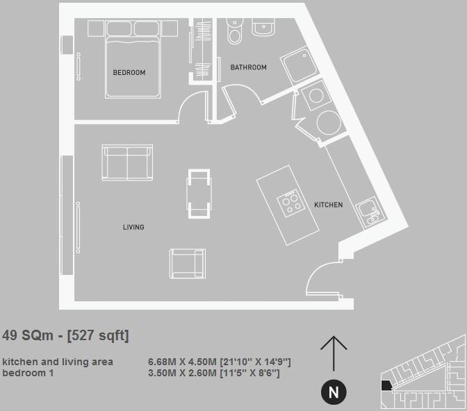Mann Island, Liverpool floorplan