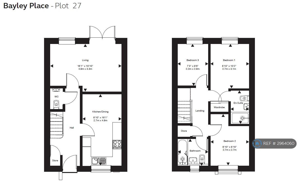 Hutchings Drive, Exeter, EX1 floorplan