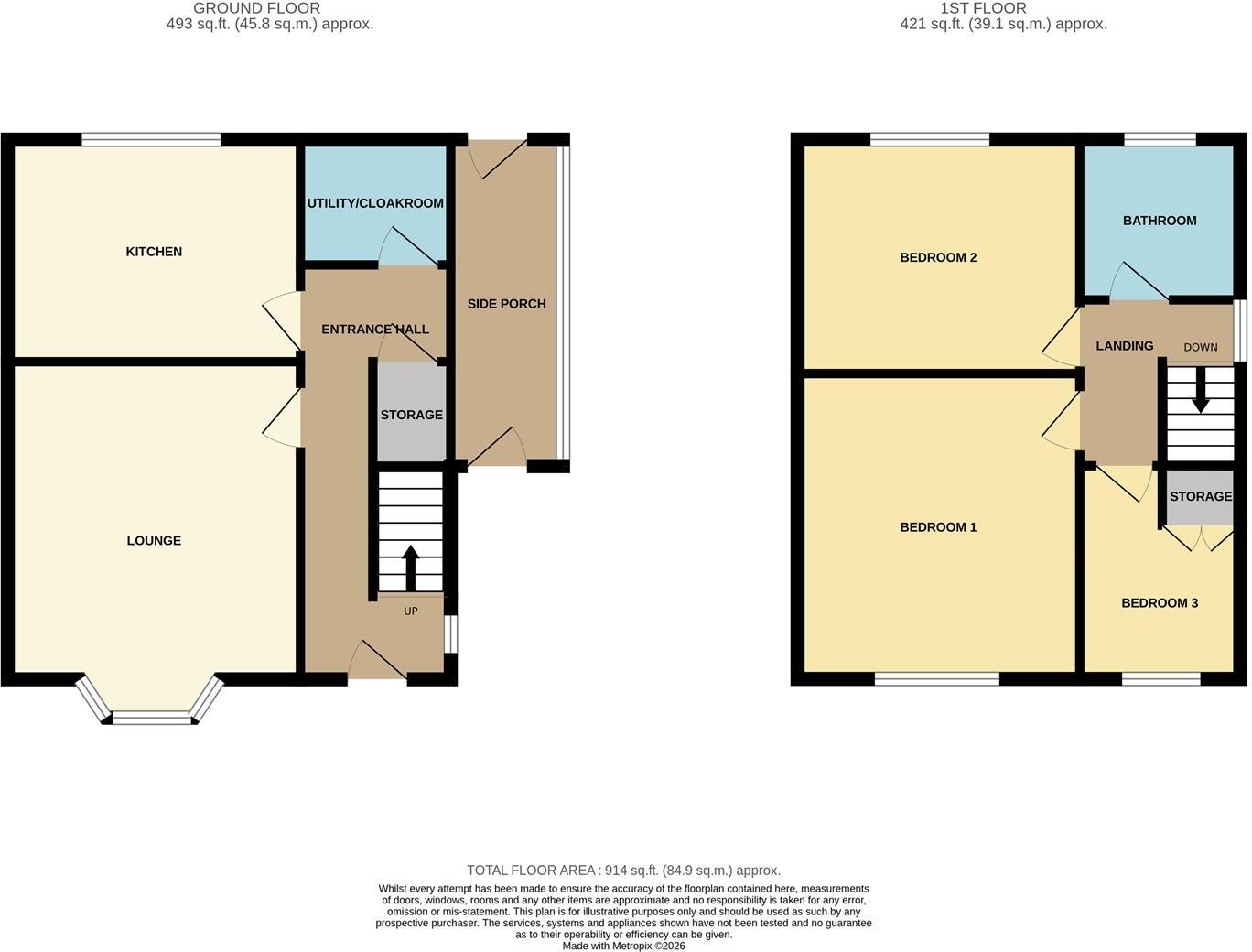 Clive Avenue, Baddeley Green, Stoke-On-Trent floorplan