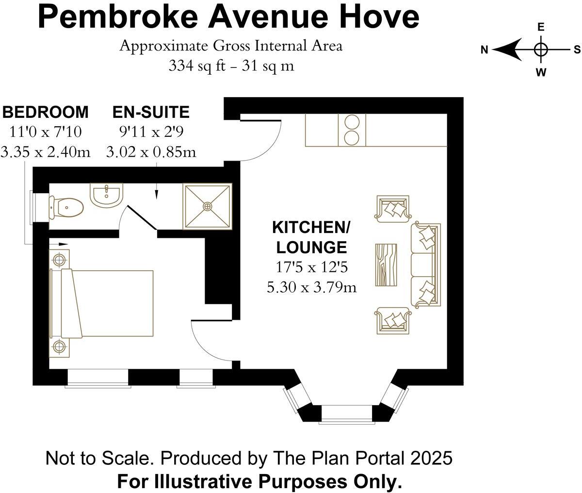 Pembroke Avenue, Hove floorplan