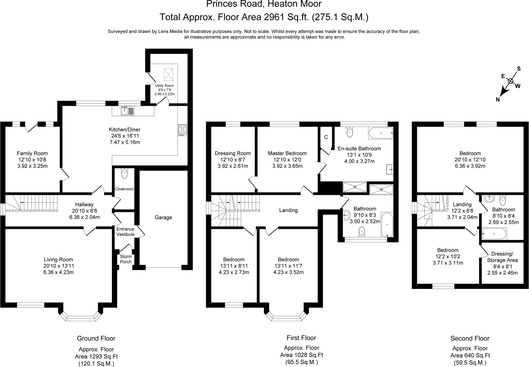 Princes Road, Heaton Moor, Stockport, SK4 floorplan