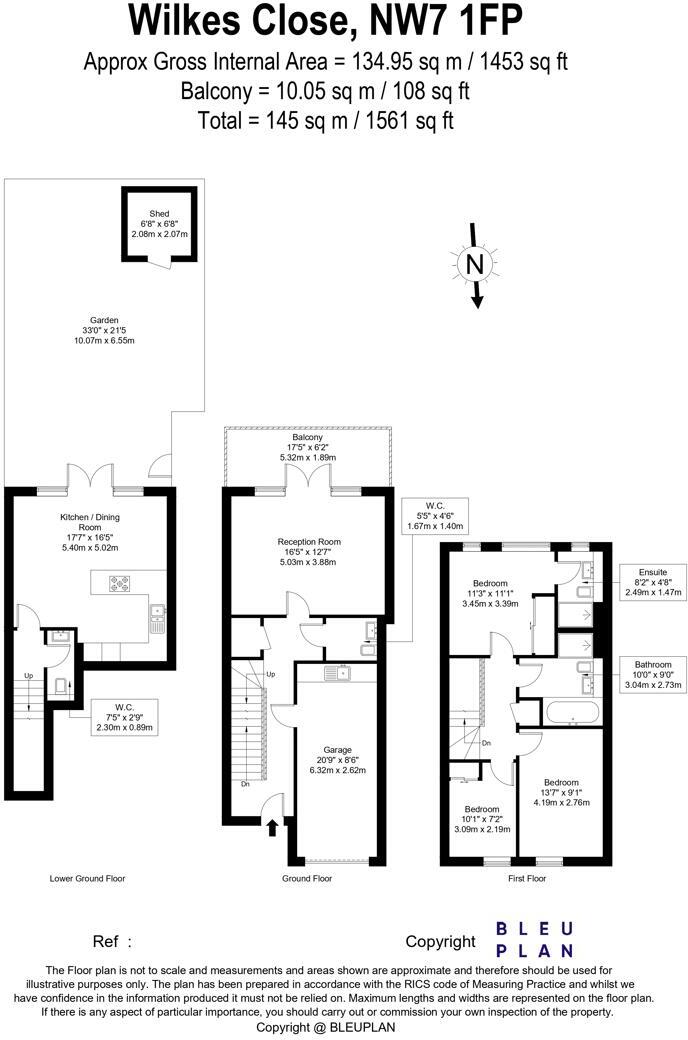Wilkes Close, Millbrook Park, NW7 1FP floorplan
