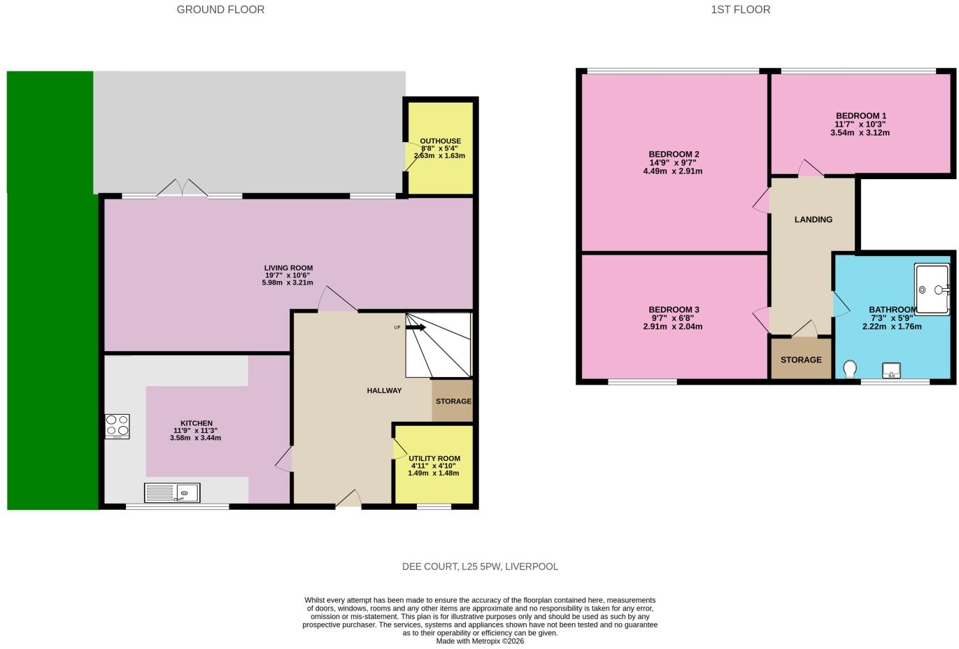 Dee Court, Liverpool, L25 floorplan
