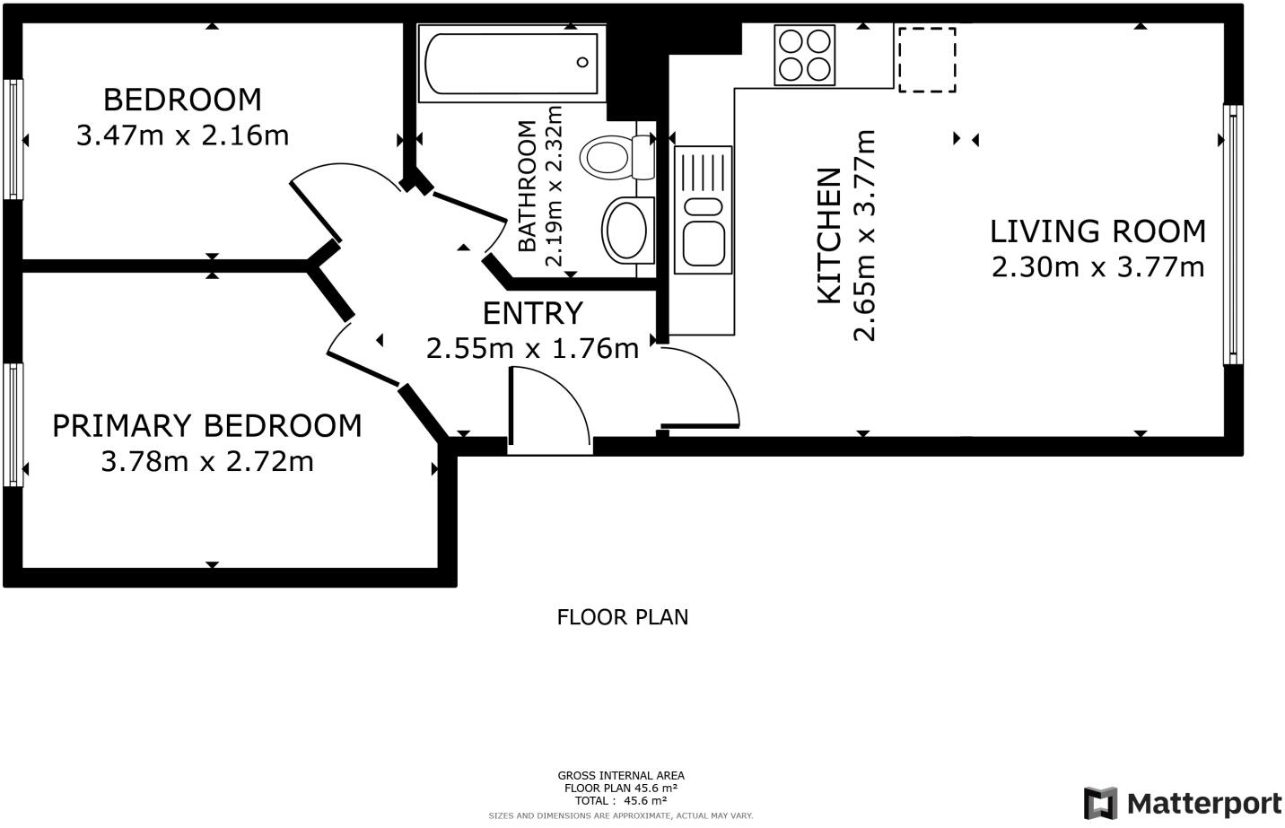 Flat 3 The Yard floorplan