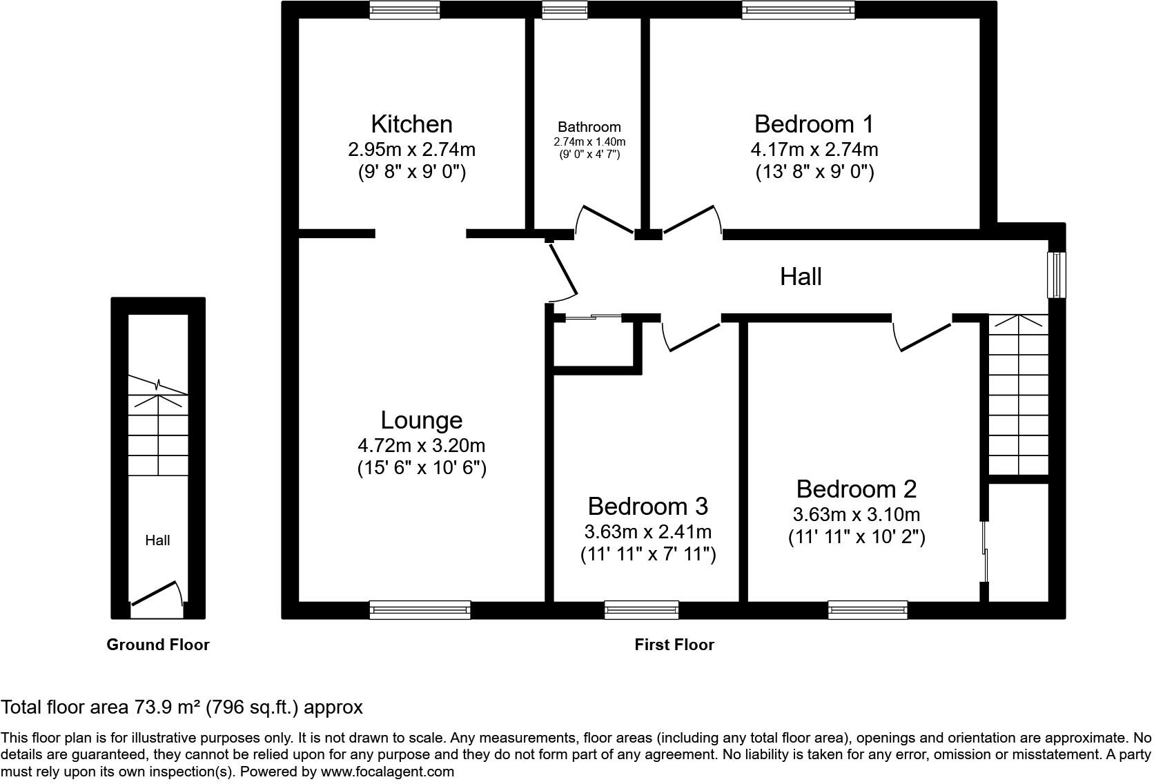 Thornhill Drive, Kirkcaldy, Fife, KY2 floorplan