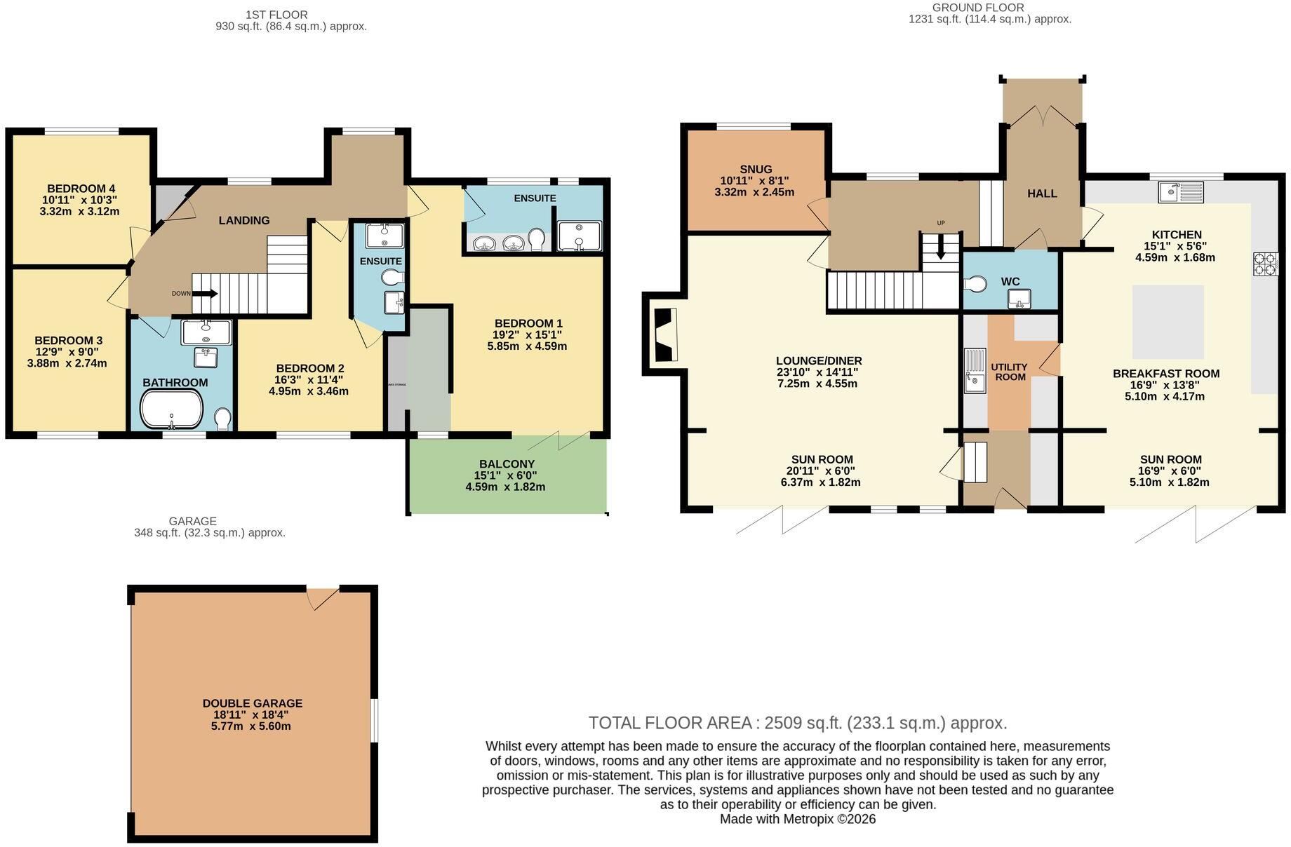 Hopton Wafers, Kidderminster, DY14 floorplan