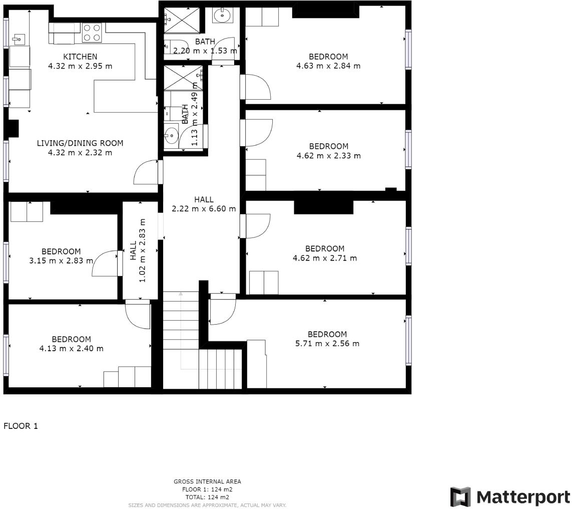 Flat 2 51 Mansfield Road floorplan