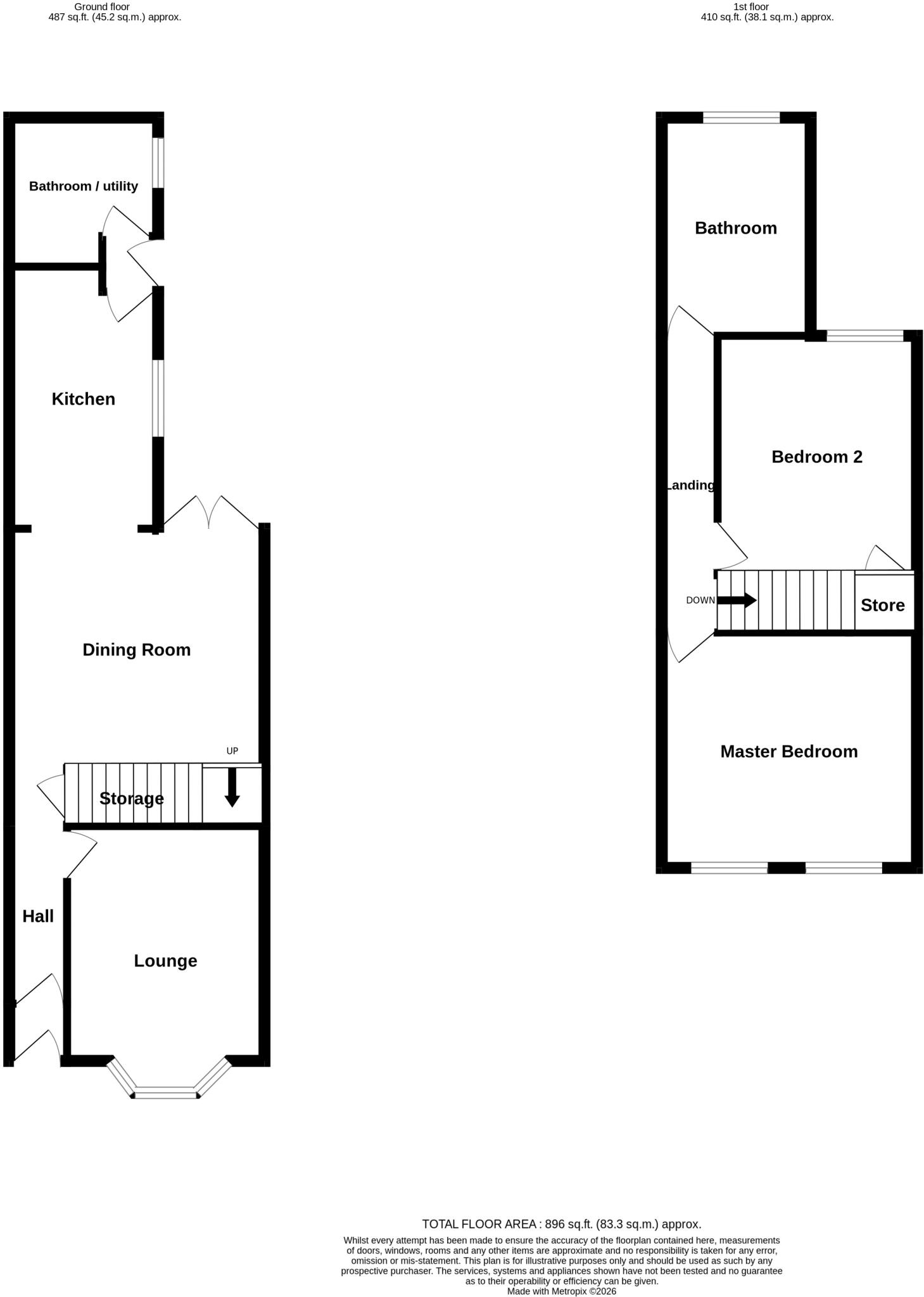Brunswick Park Road, Wednesbury, WS10 floorplan