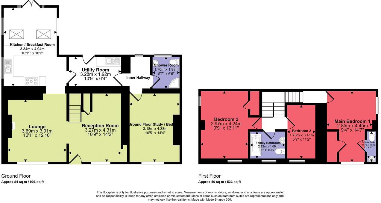 Maesycrugiau, Pencader floorplan