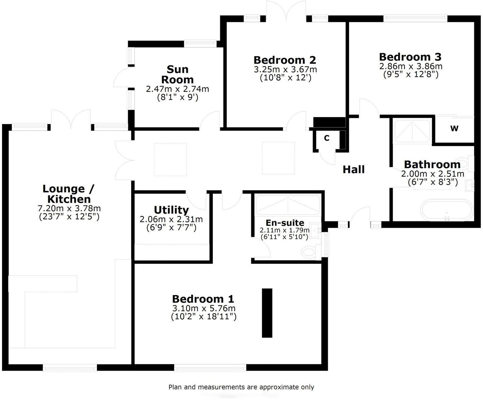 2, Wellpark, Ayr, KA7 floorplan