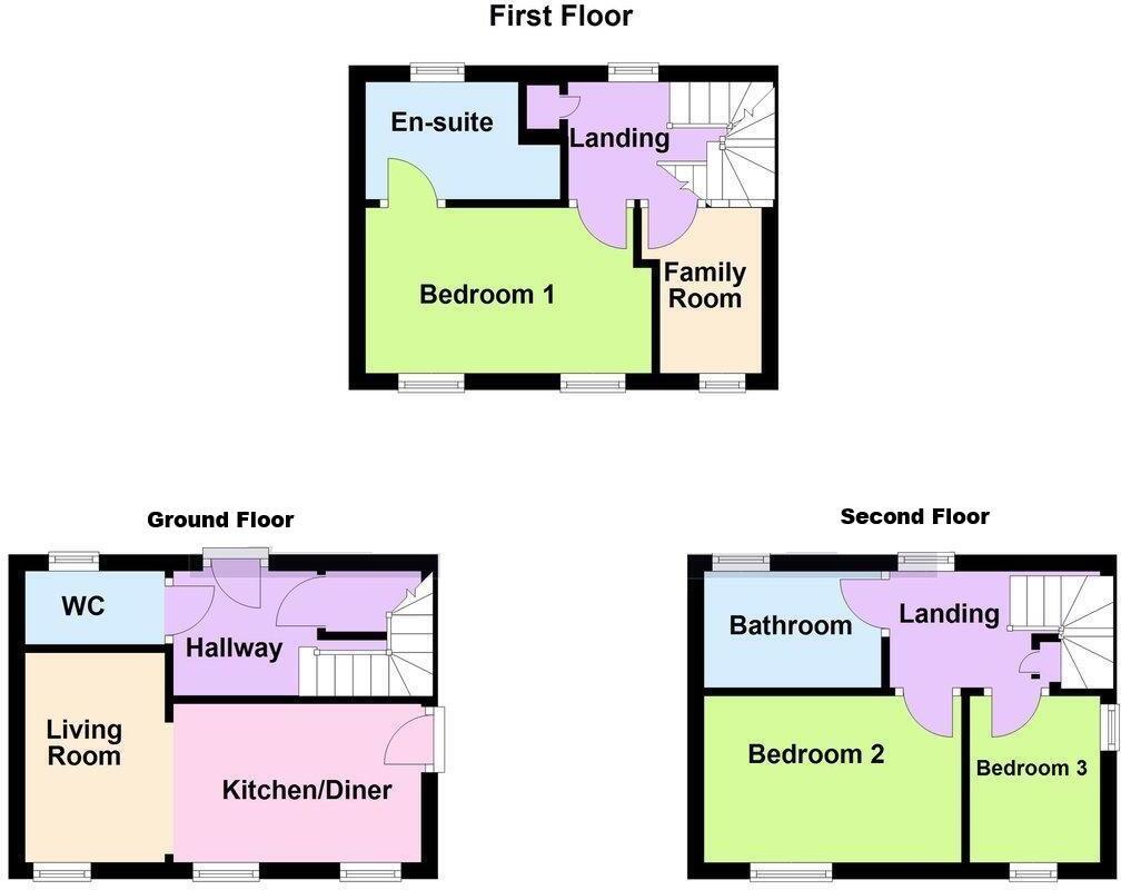 Sewell Way, Spalding floorplan