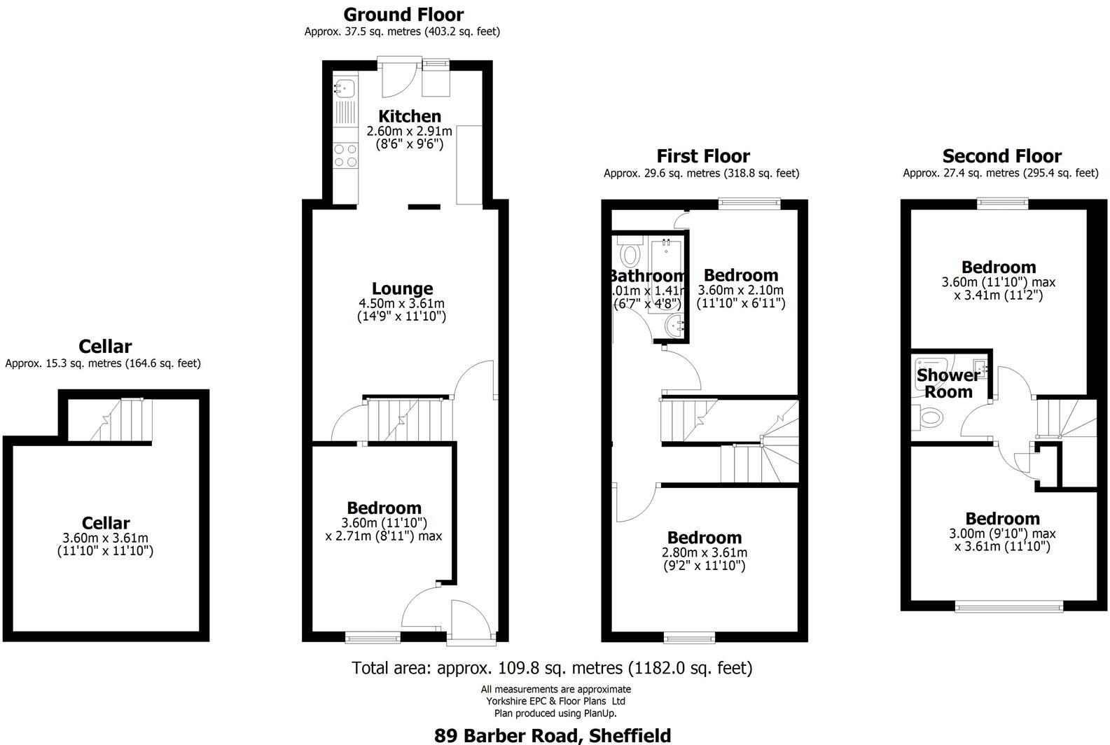 89 Barber Road, Sheffield floorplan