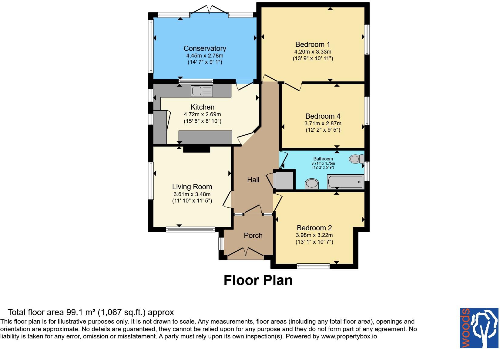 Little Orchard, Station Road, Portbury, Avon, BS20 floorplan