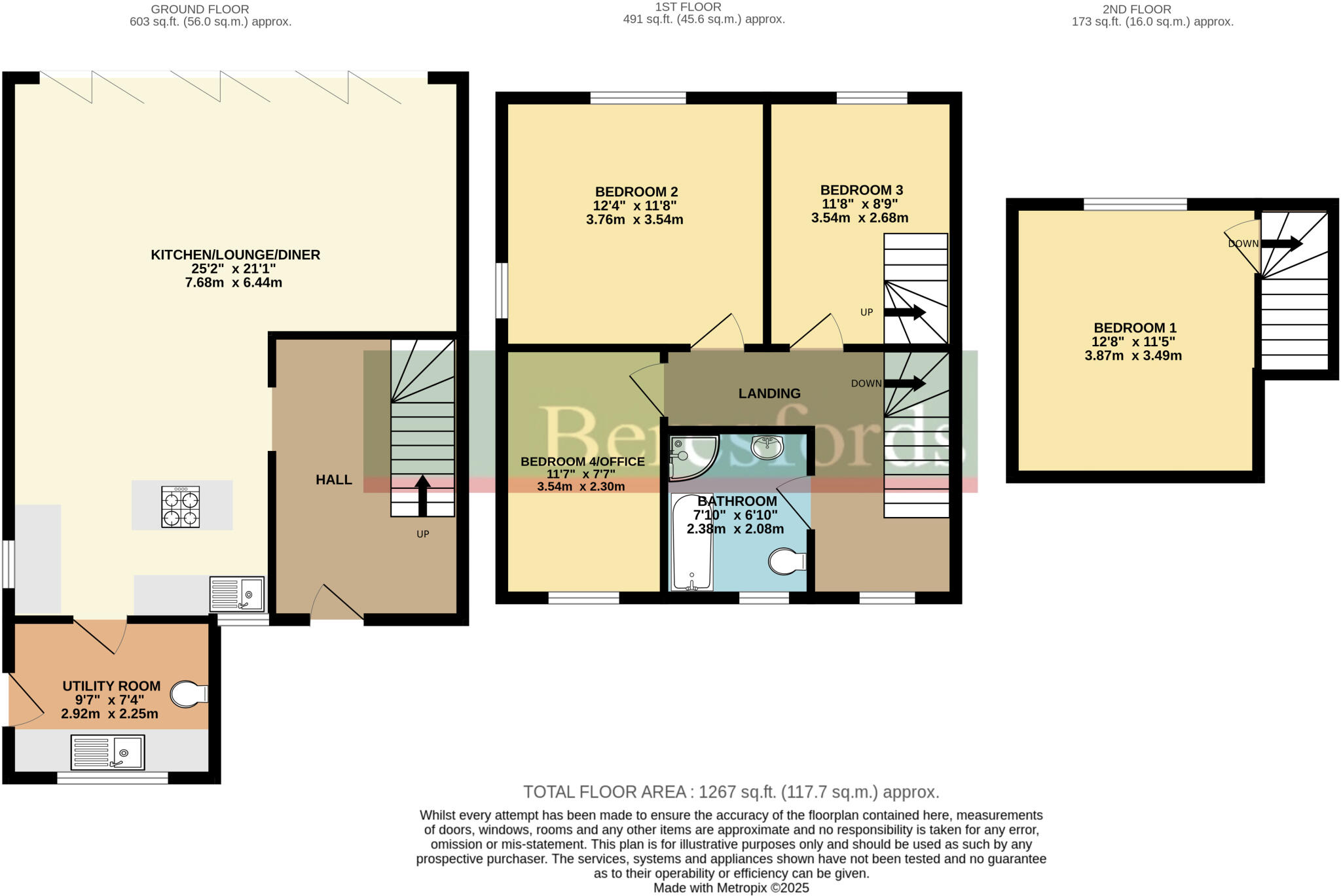 Cricketers Row, Herongate, CM13 floorplan
