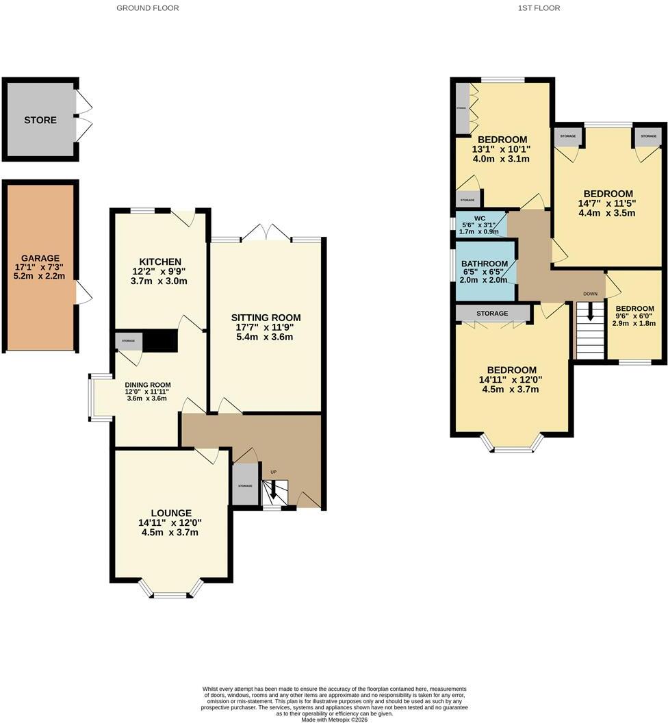 Reservoir Road, Kettering floorplan