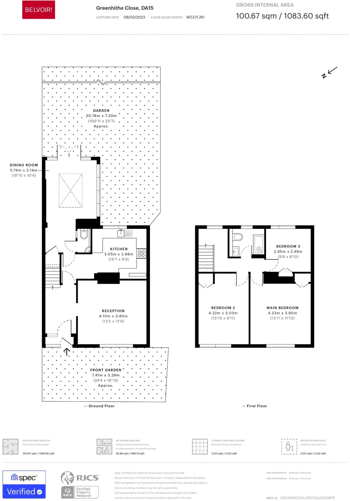 Greenhithe Close, Bexley, Sidcup, DA15 floorplan