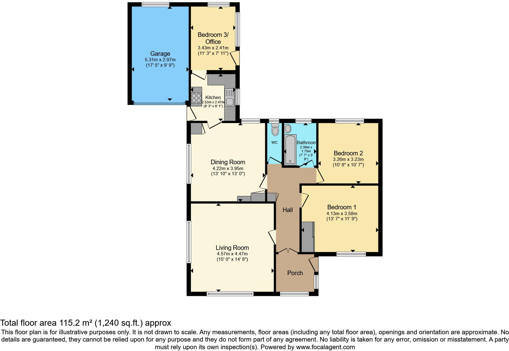 Atlantic Close, Treknow, Tintagel, Cornwall, PL34 floorplan